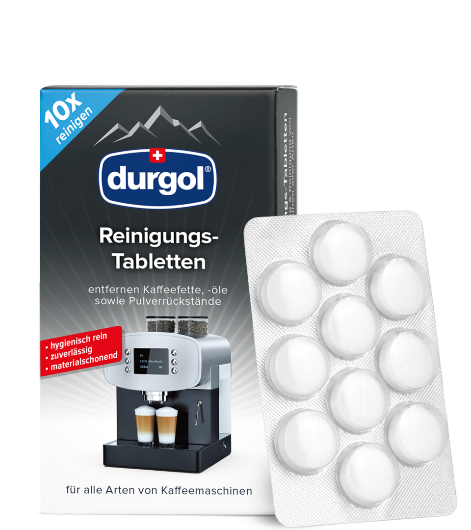 durgol Reinigungs-Tabletten, Hygienische Reinigung für alle  Kaffeemaschinen