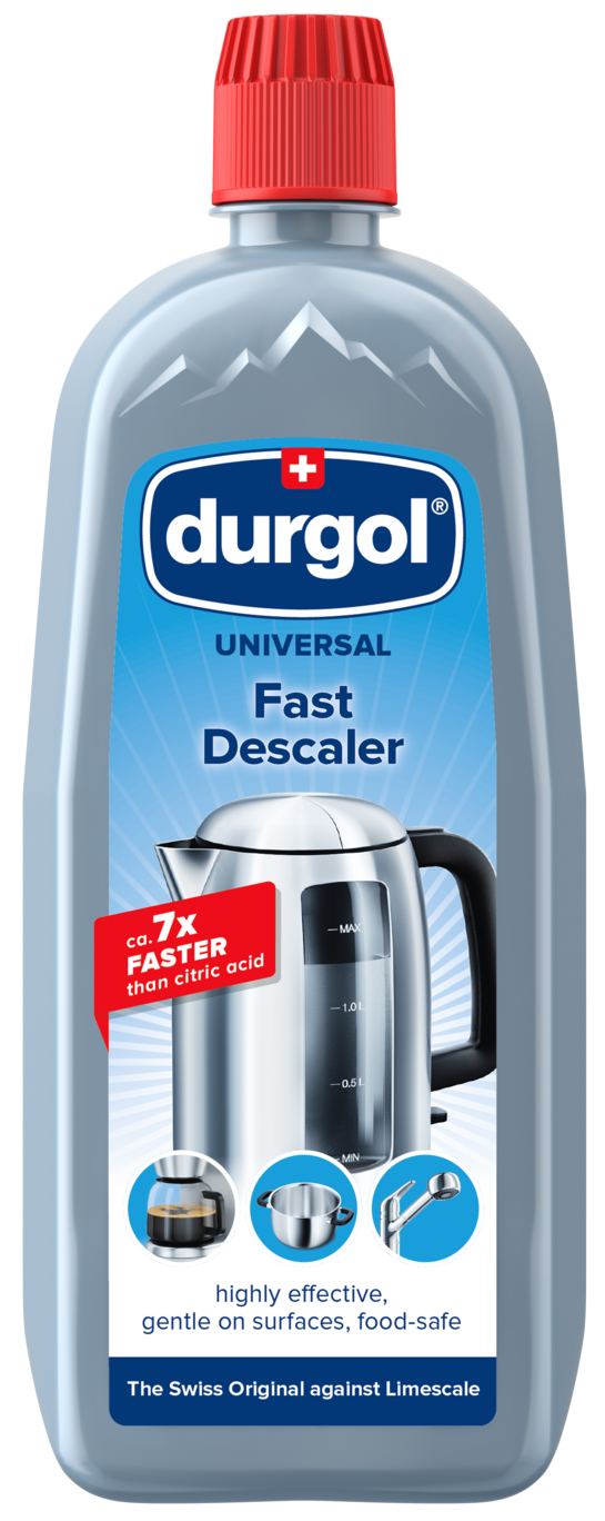 Durgol Swiss Decalcifier For All Brands Of Espresso Machines, 4 Bottles